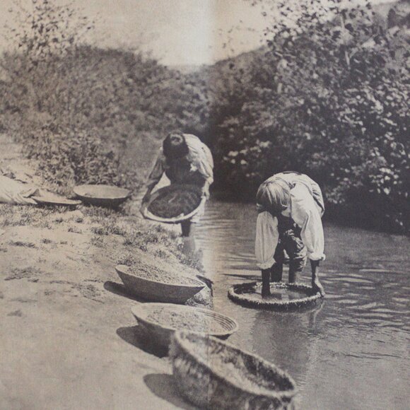 WASHING WHEAT — SAN JUAN #64 Edward Sheriff Curtis Print - Picture 4 of 15